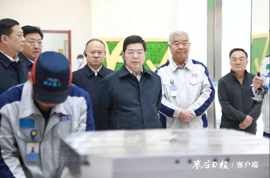 棗莊“工業(yè)強(qiáng)市產(chǎn)業(yè)興市”項目建設(shè)現(xiàn)場會走進(jìn)威達(dá)